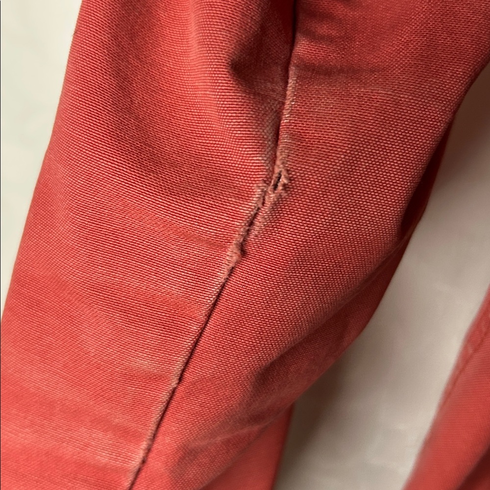 L.L. Bean Women’s Vintage Crimson Chore & Field Coat Brown Corduroy Collar Sz L - Picture 14 of 14